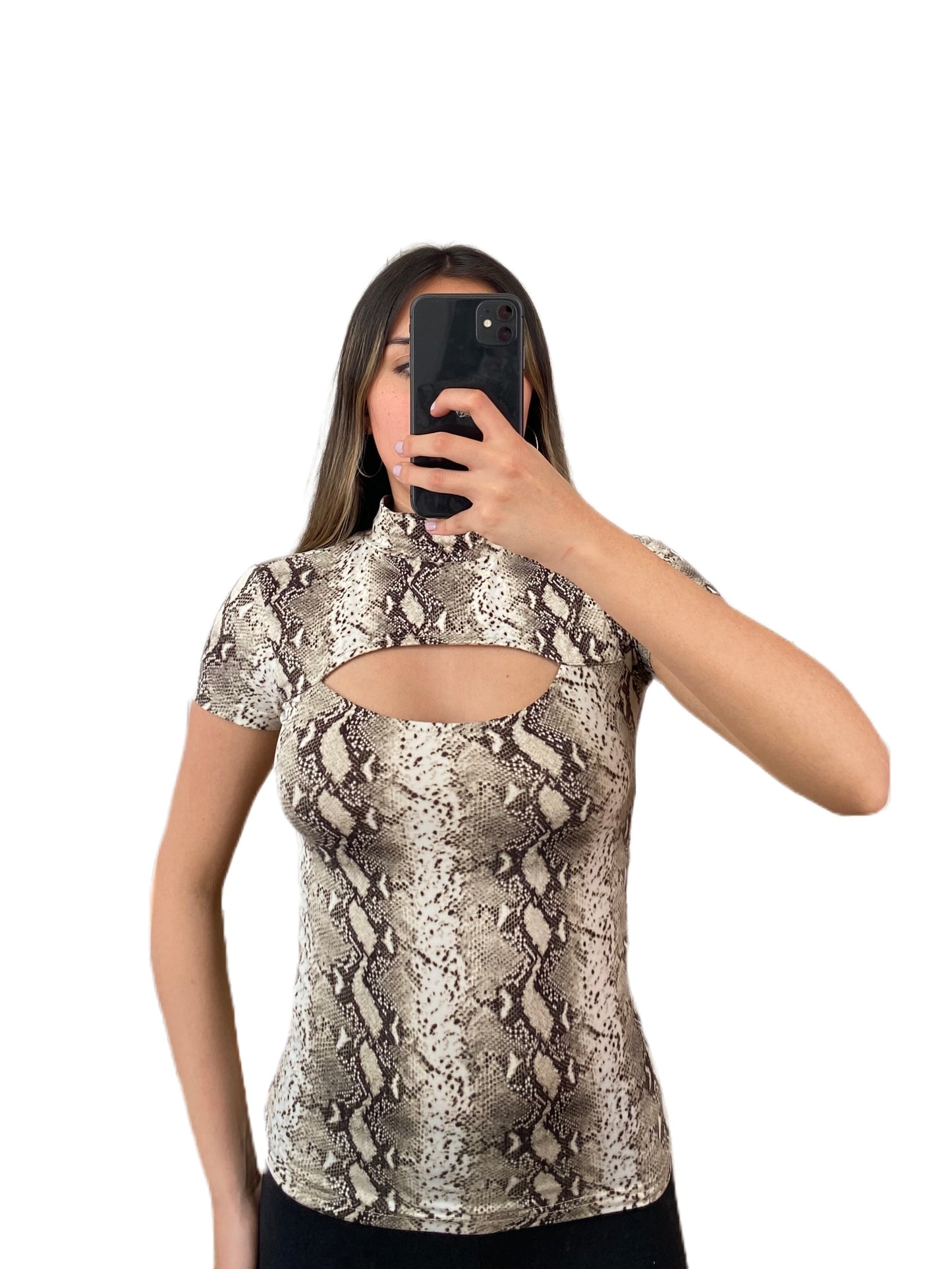 Blusa Piel de serpiente