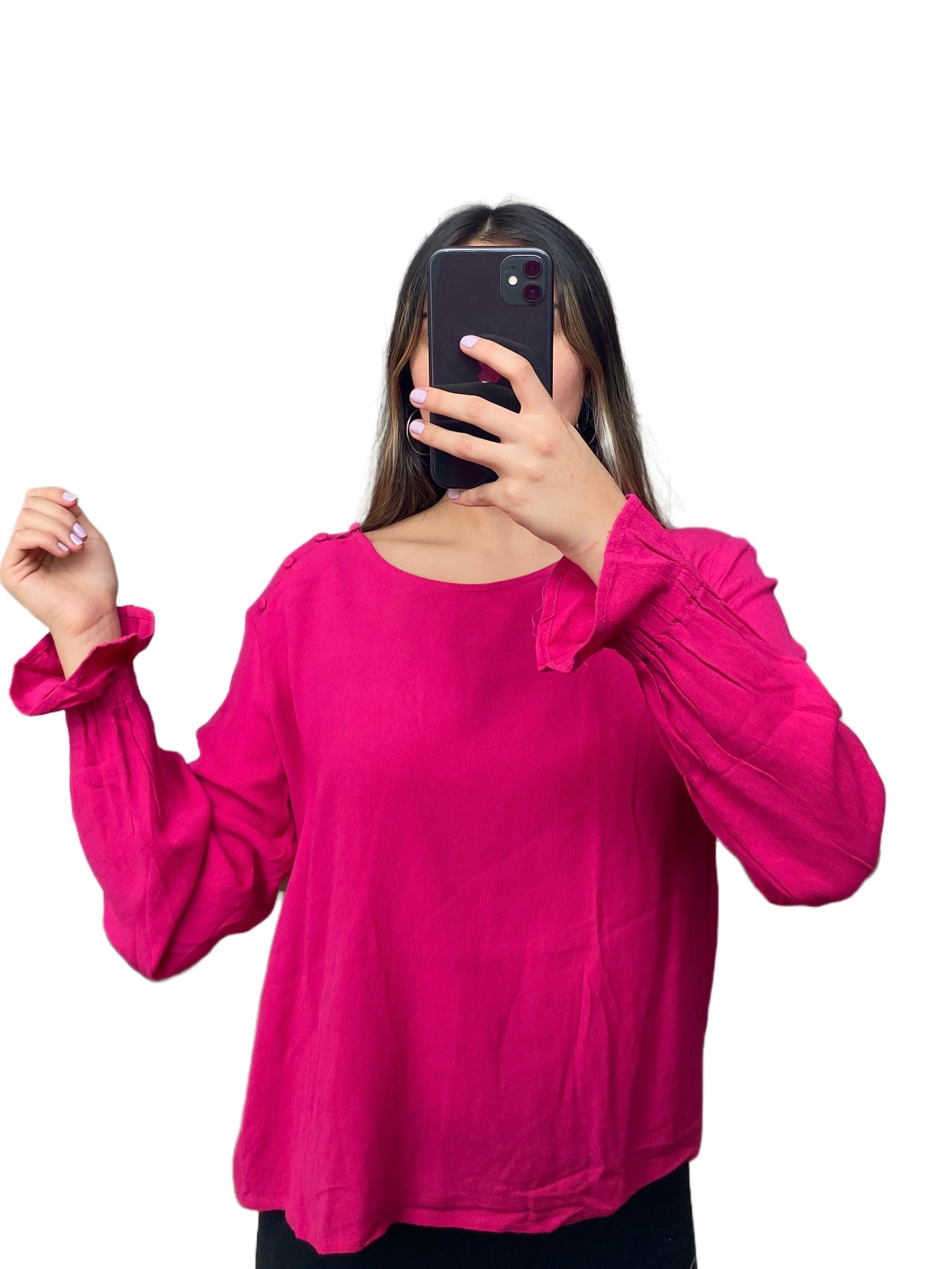 Blusa Fucsia MNG