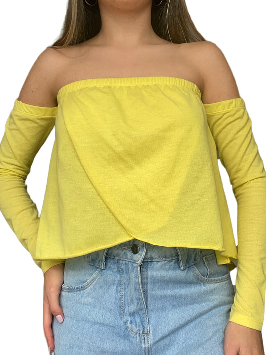 Blusa strapless